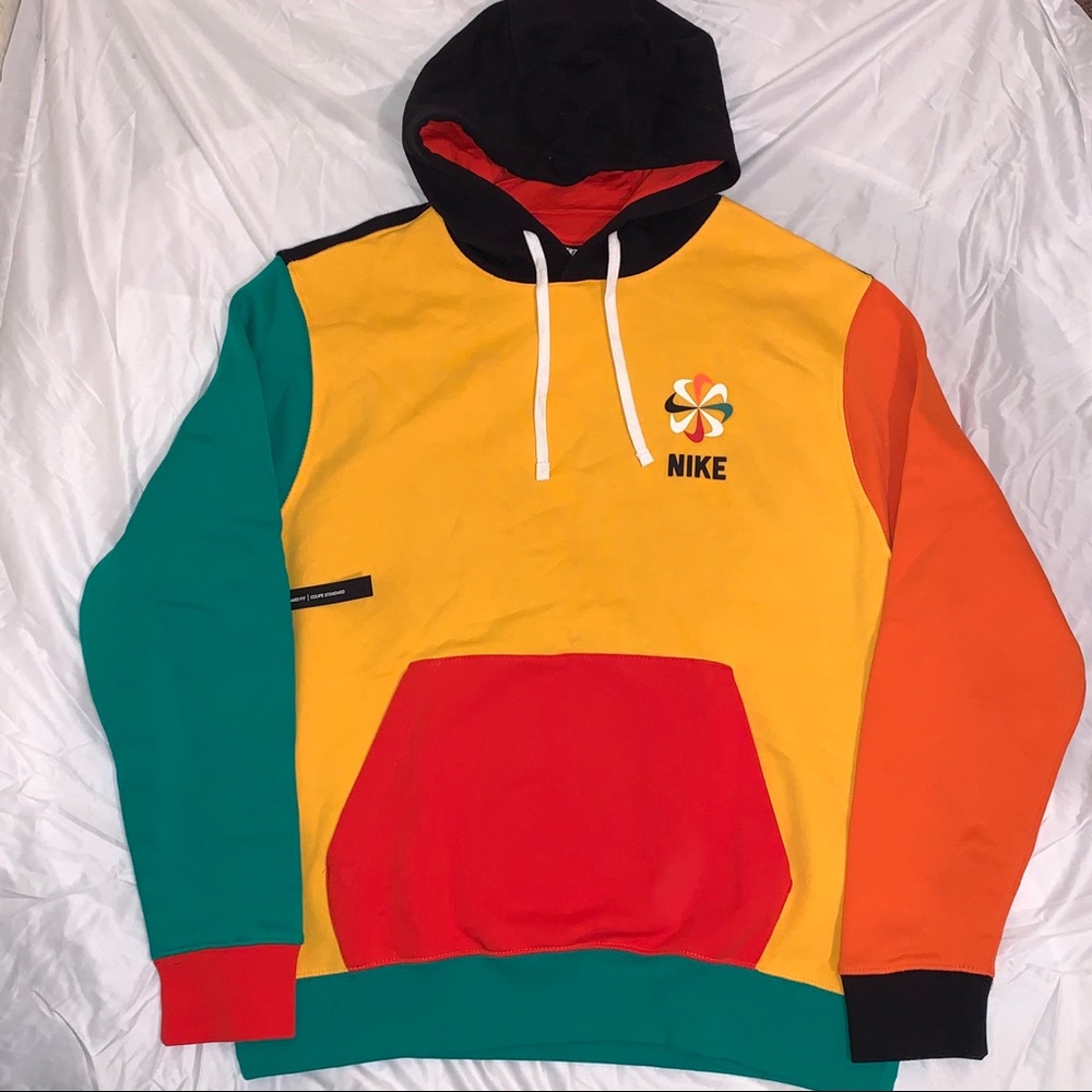 New Nike Evolution of the Swoosh Hoodie Red Large